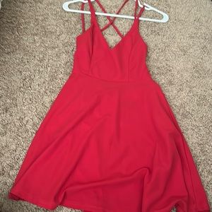 Red dress